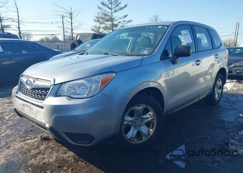 2014 Subaru Forester 2.5I из США, поврежденный, VIN JF2SJAACXEH420749